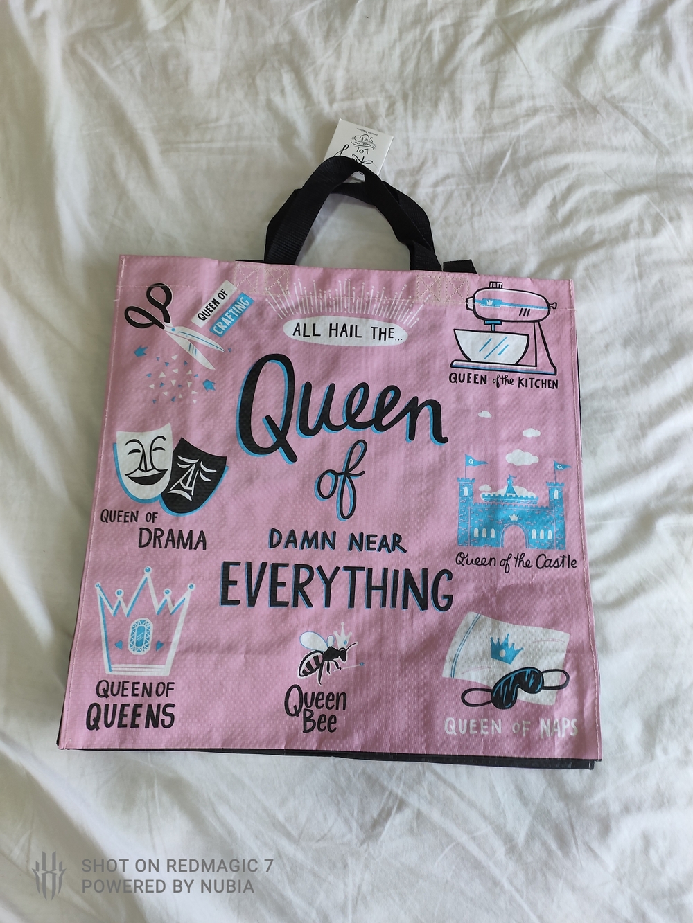 Primitive by kathy Market Tote - Queen Of Near Everything